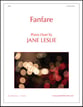 Fanfare piano sheet music cover